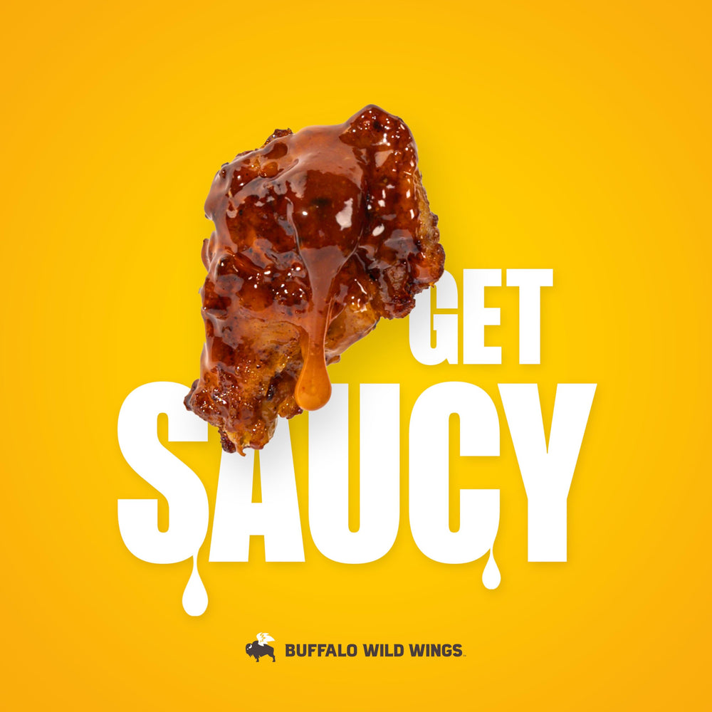Texture shot of Buffalo Wild Wings Sweet and Sour Sauce showing rich consistency
