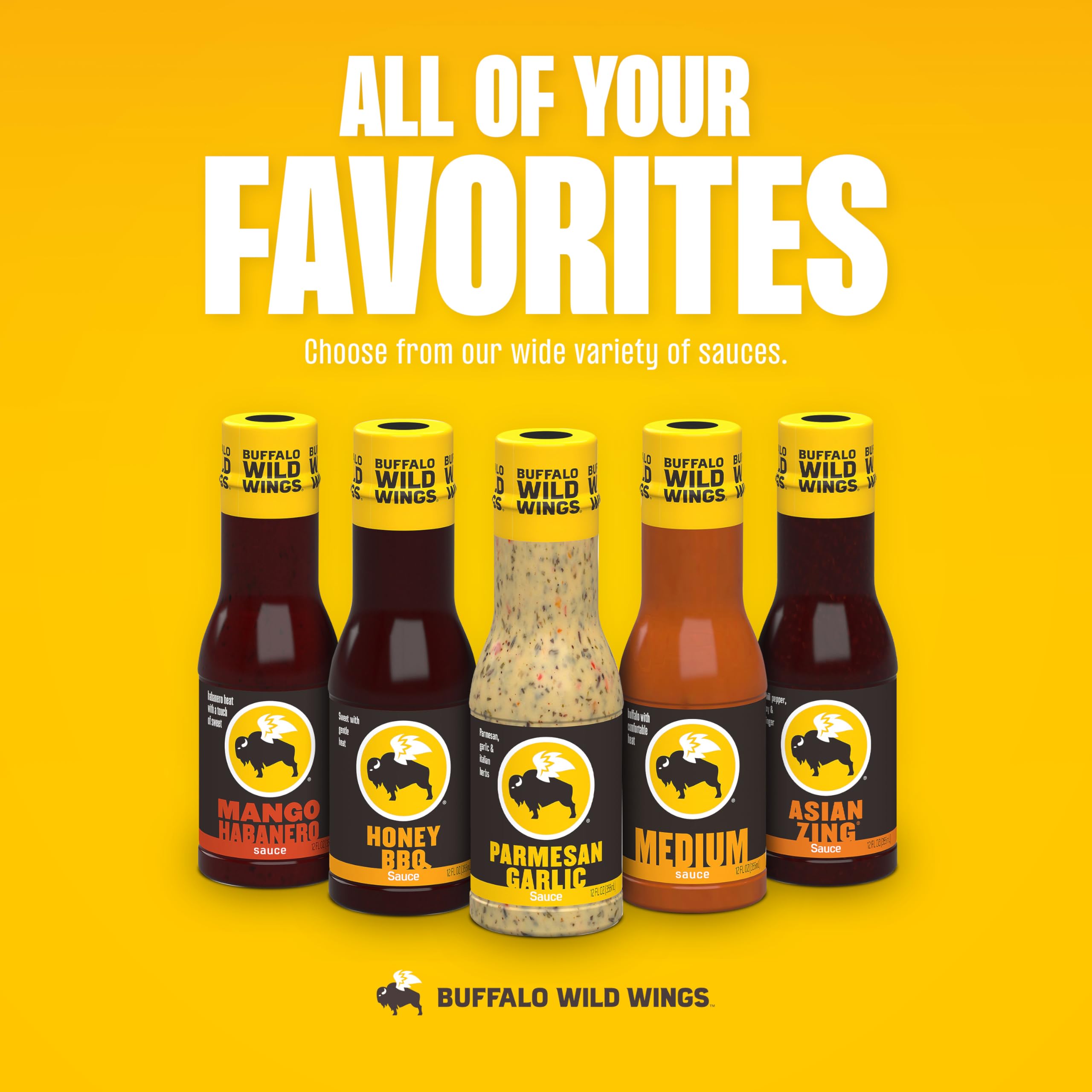 Buffalo Wild Wings Teriyaki marinade for juicy, flavorful meats.