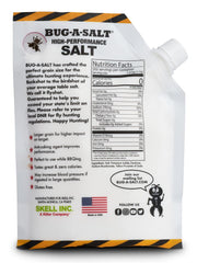 BUG-A-SALT pouch twist-top spout enables easy one-handed pouring.