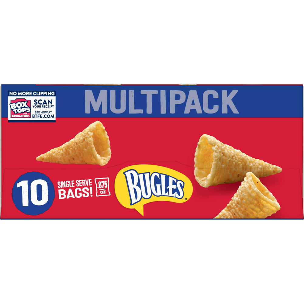 Bugles Original snack time favorite for kids and adults.