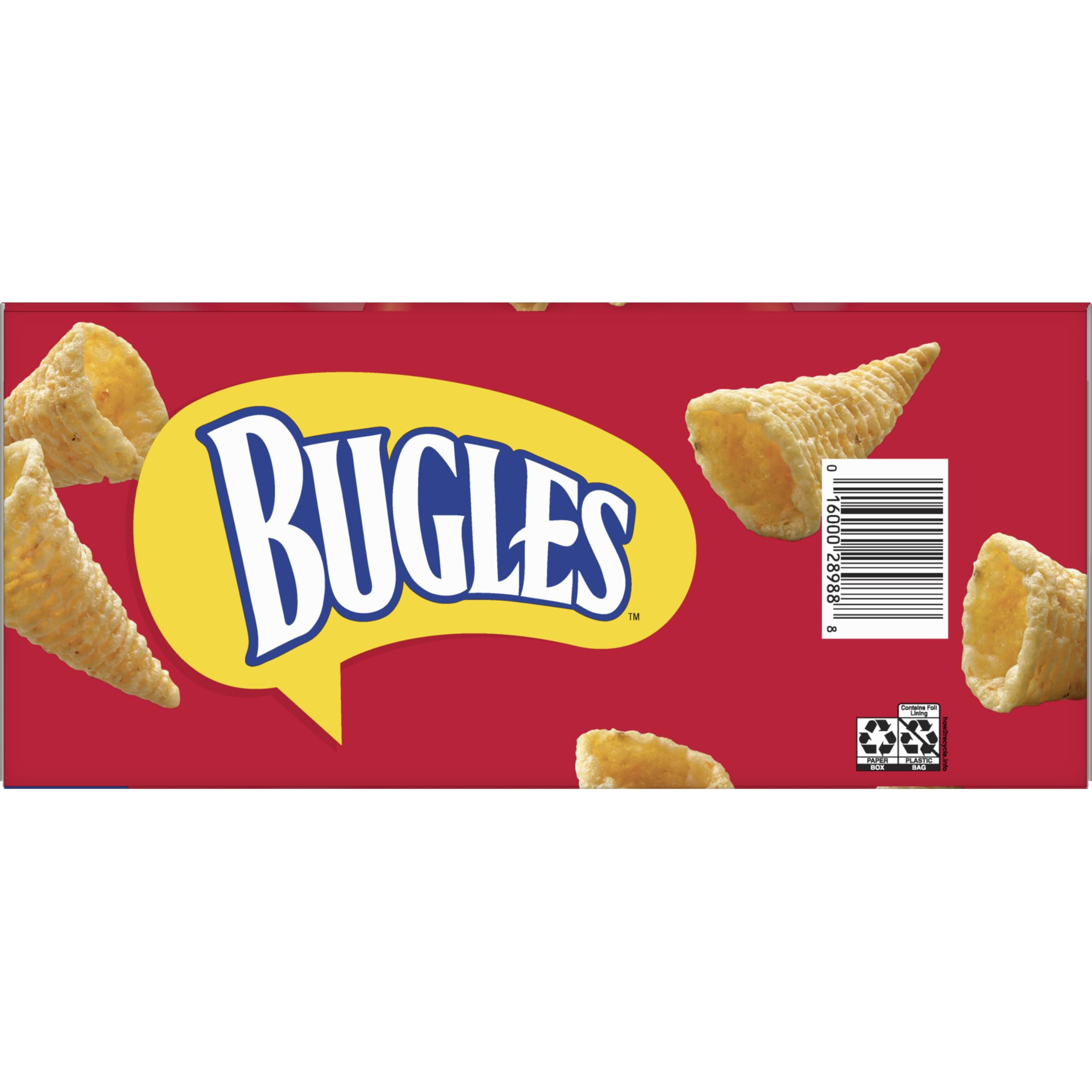 Bugles Original crisp texture elevates any snack moment.