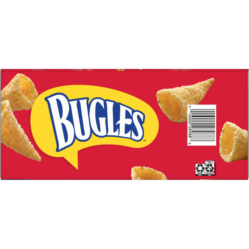 Bugles Original crisp texture elevates any snack moment.