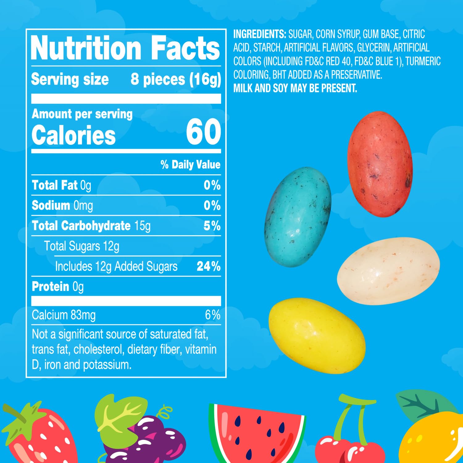 Buha Sweets bubble gum egg candy assorted fruit flavors in bright shells