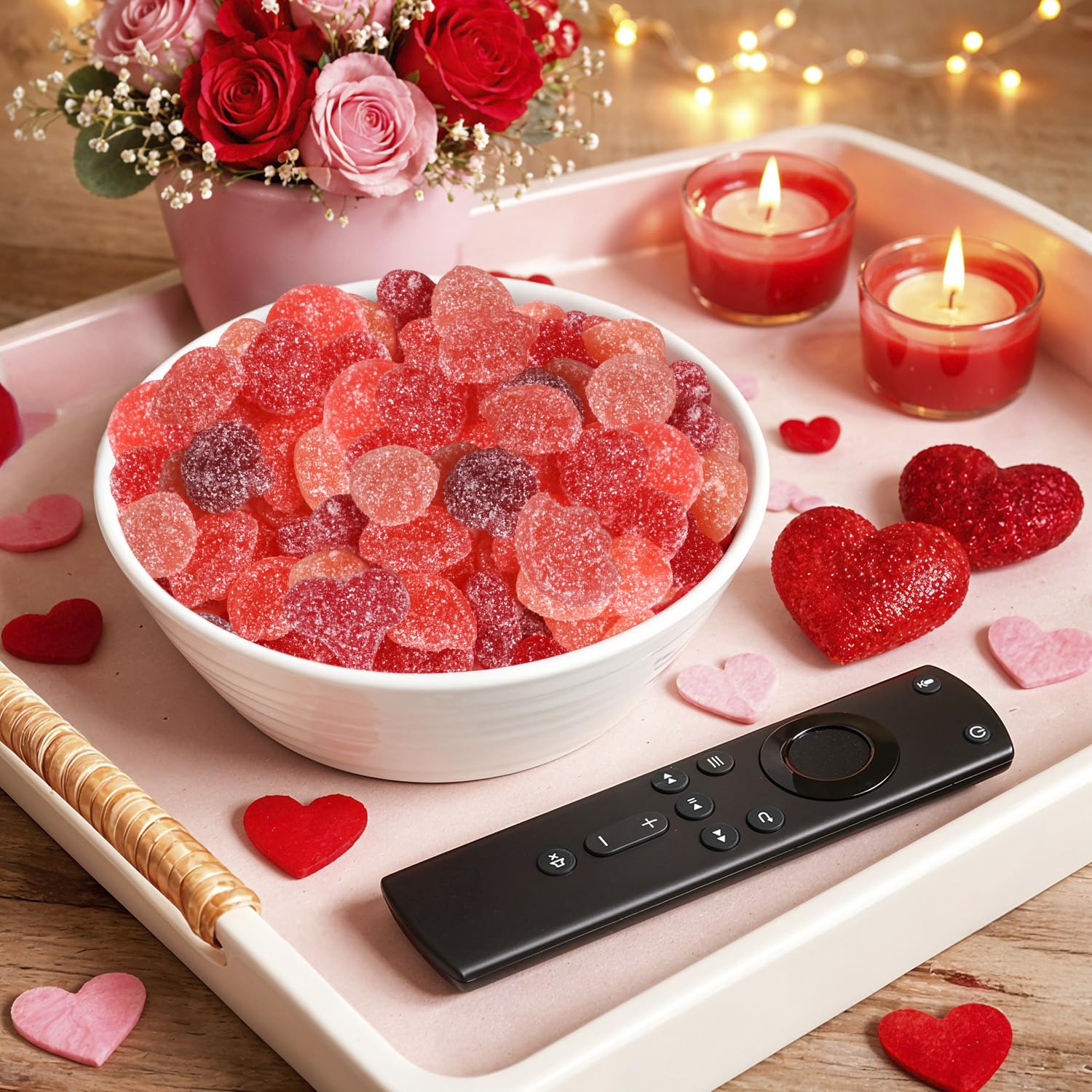 Buha Sweets 2lb bulk gummy bag ideal for sharing at classrooms and offices.