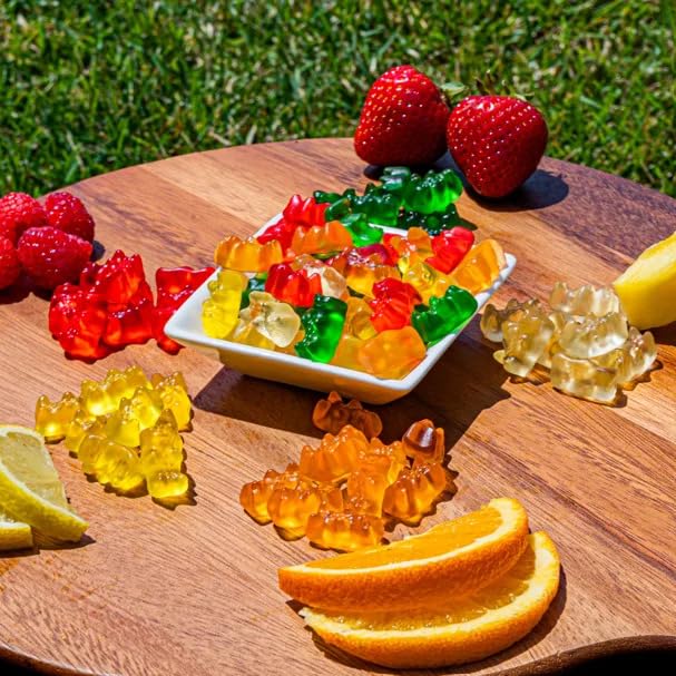 Buha Sweets candy buffet decorative gummies add color and texture to desserts.