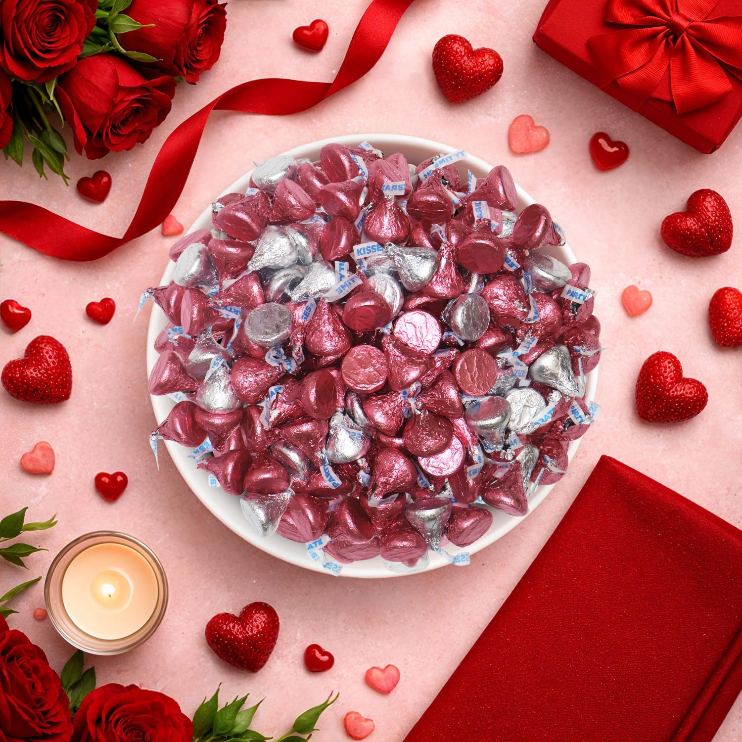 Buha Sweets chocolates displayed on a festive dessert table