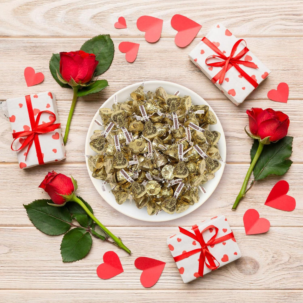 Buha Sweets gift-ready almond chocolates, perfect for gift bags.