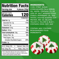 Buha Sweets green Christmas tree center in nougat piece