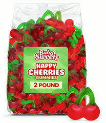 Buha Sweets Happy Cherries bulk bag ideal for party buffets and gifting.