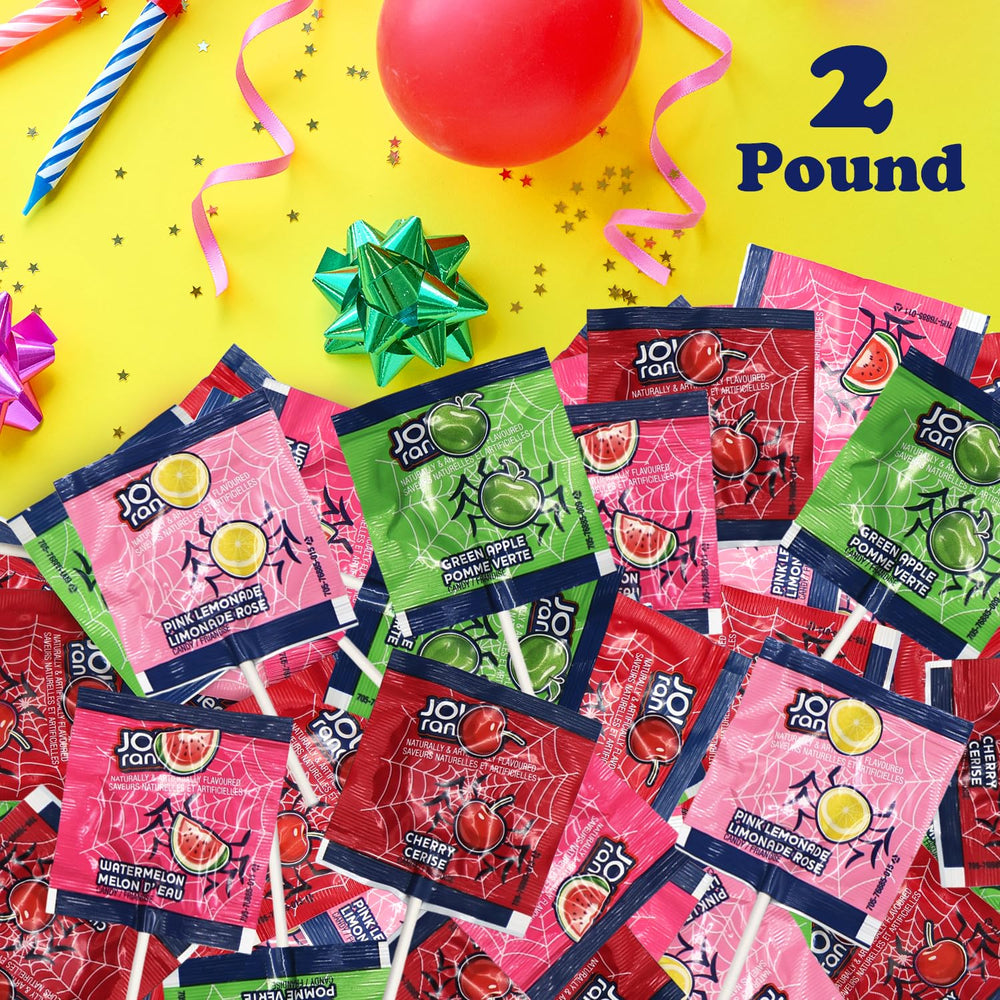 Buha Sweets Cherry Lollipops flavor close-up for festive treats.