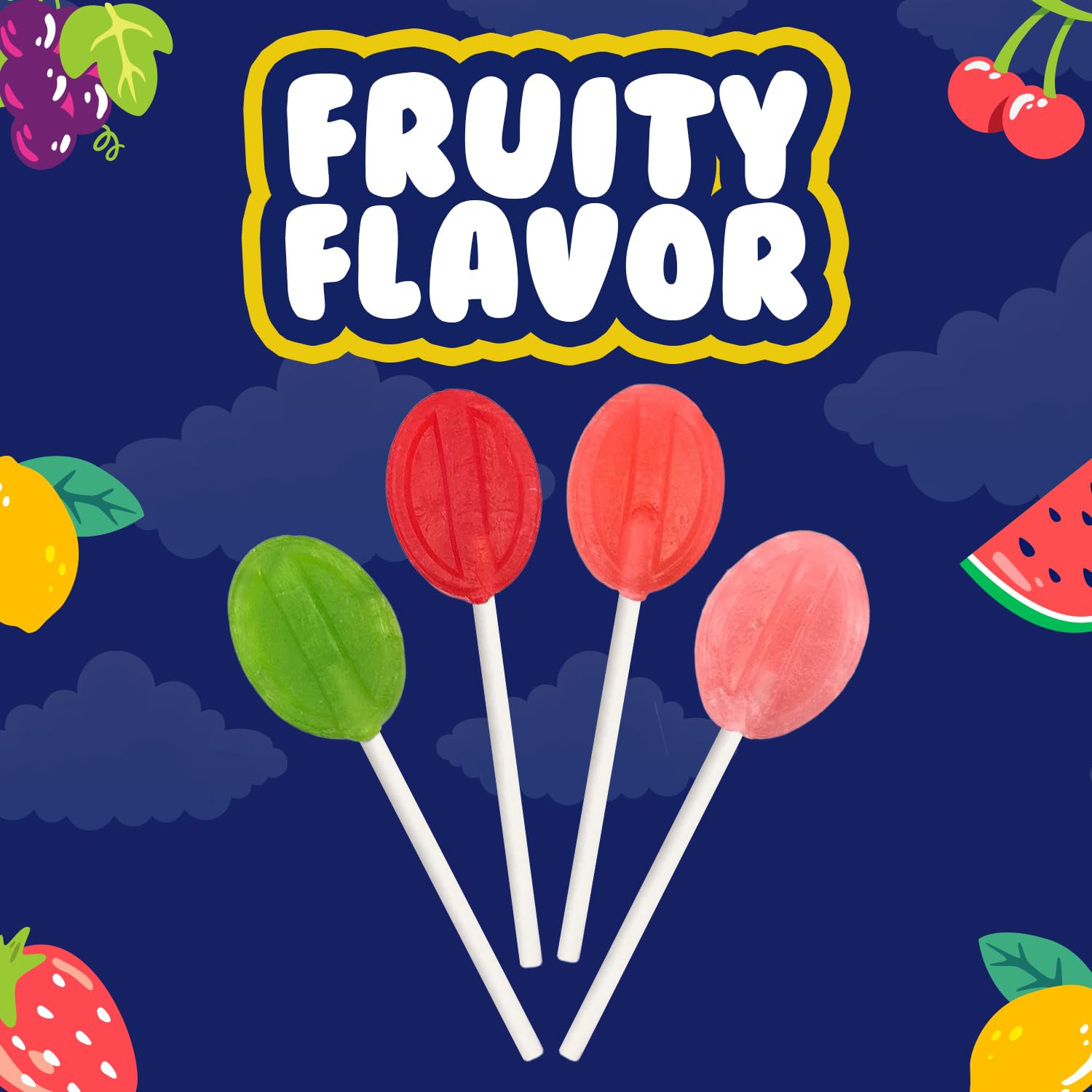 Buha Sweets Watermelon Lollipops glow with bright color for buffets.