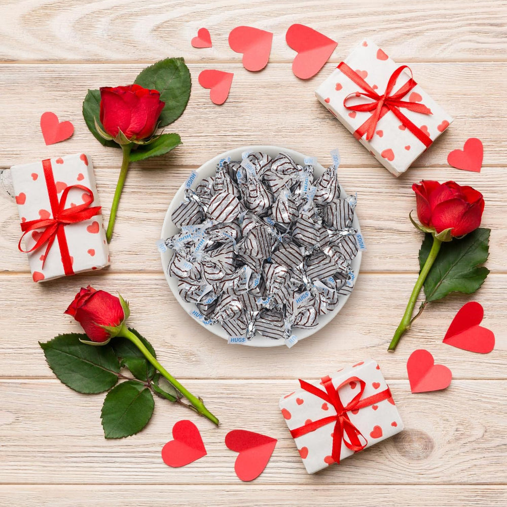 Buha Sweets office party treats with milk chocolate Hugs.