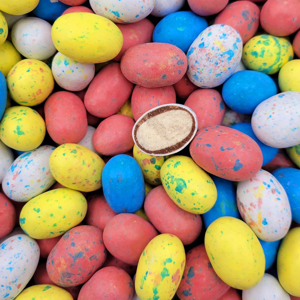 Buha Sweets Robin Eggs 1lb bag with colorful shells, great for Easter baskets.