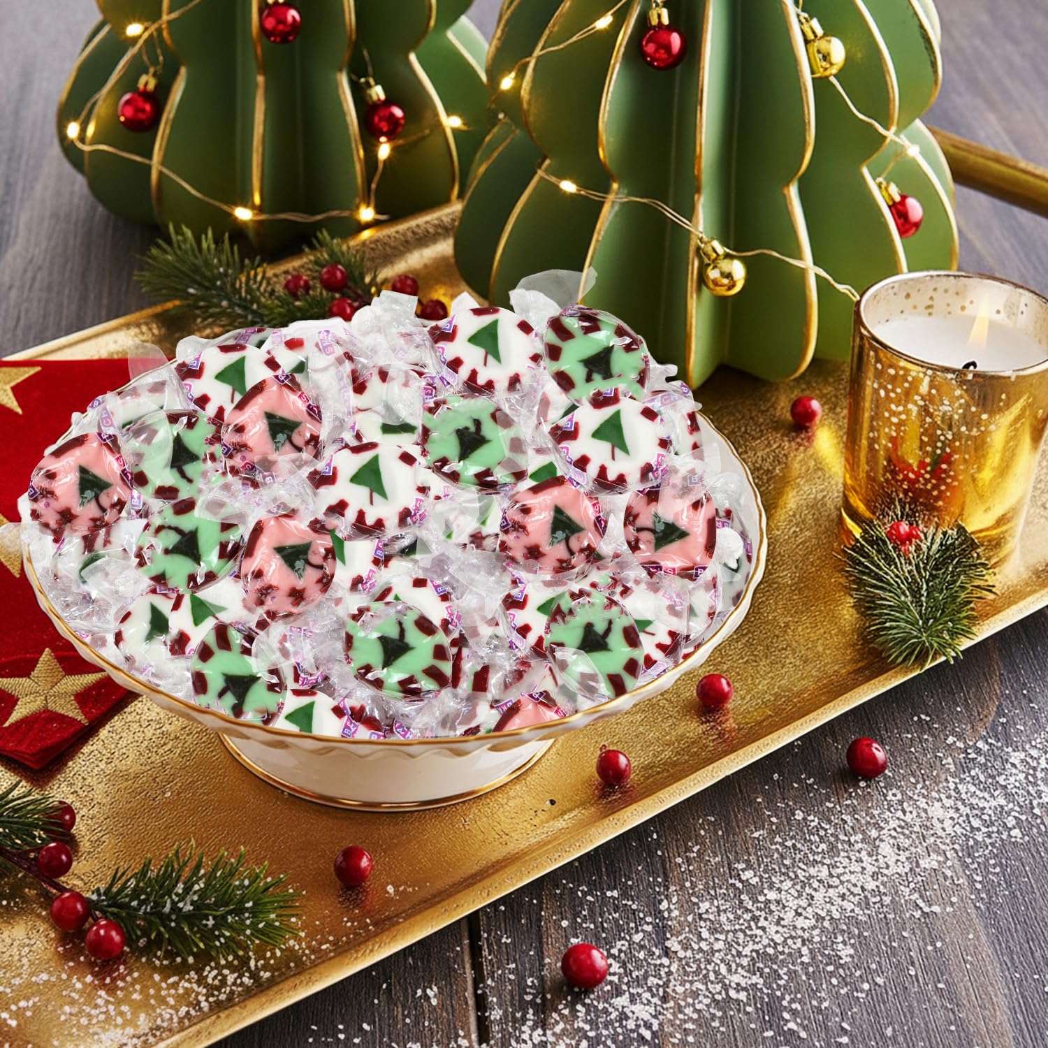 Buha Sweets wrapped nougat pieces ready for stockings and gift baskets