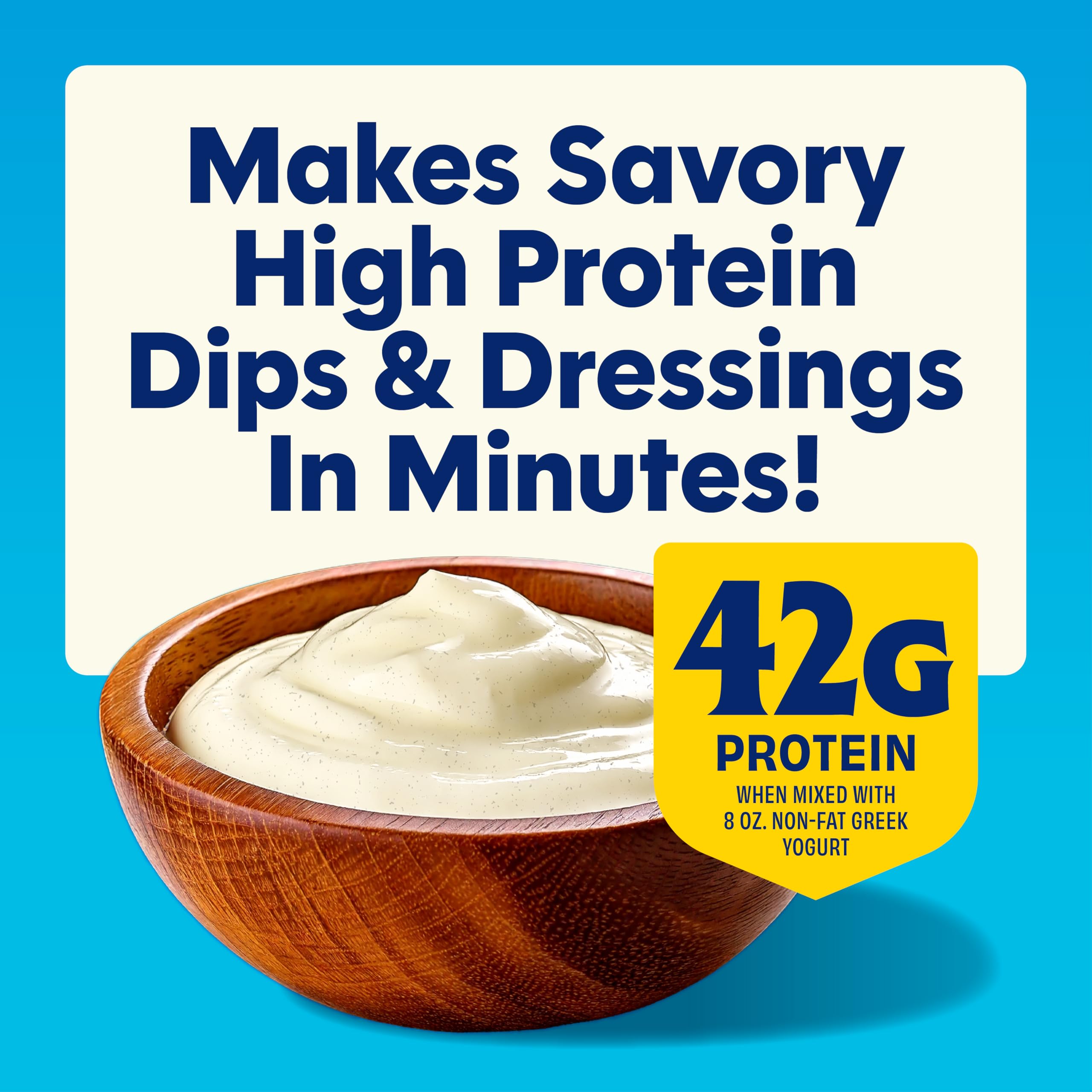 Build the Body Protein Ranch Dressing with lemon juice for a light, zesty finish.