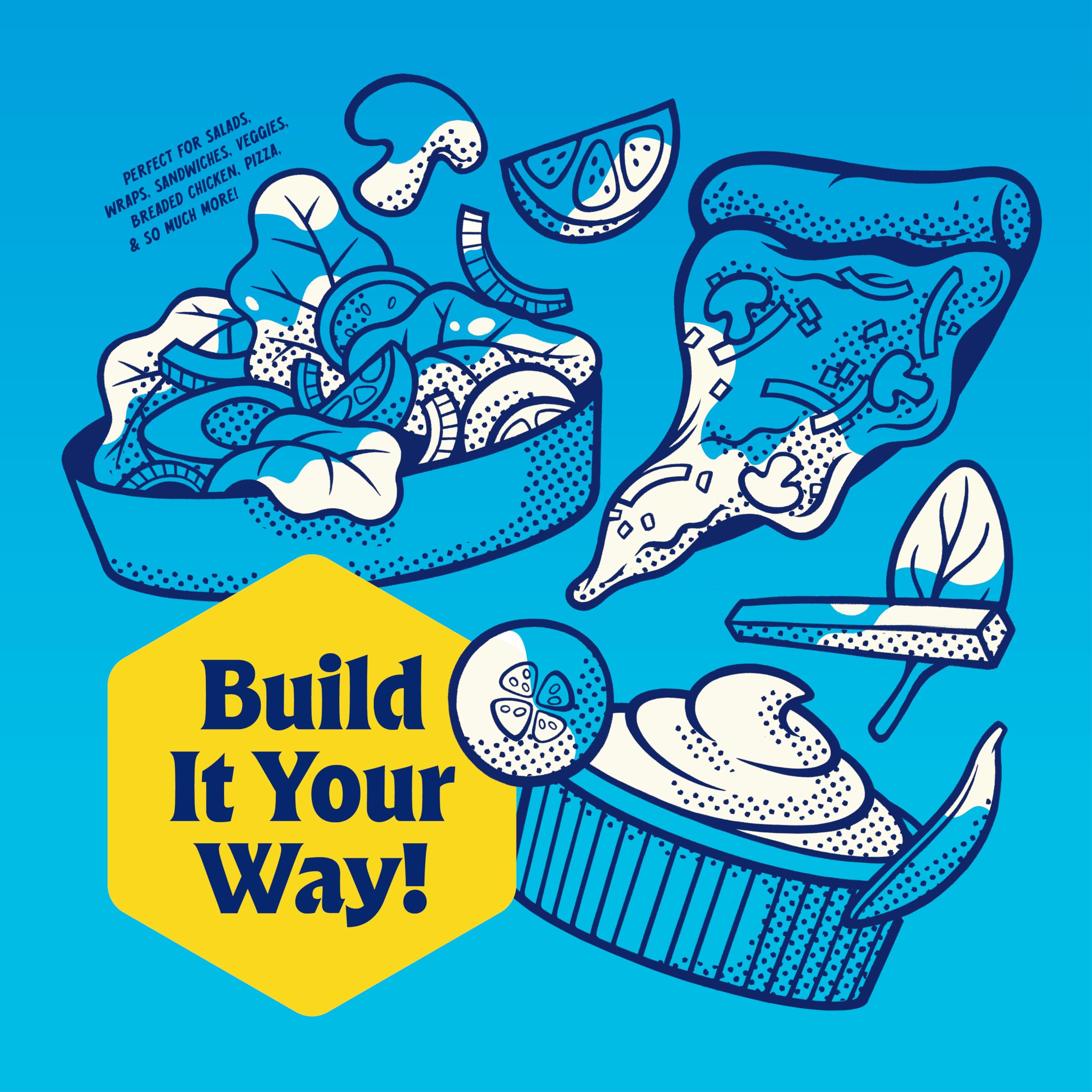 Build the Body Protein Ranch ingredients like whey protein isolate provide clean flavor.