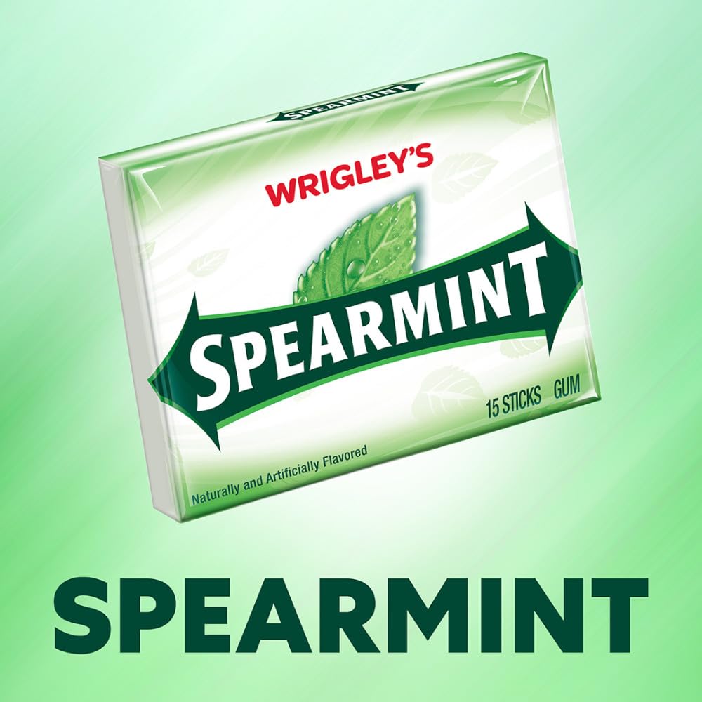 Ten-pack bulk gum by WRIGLEY'S offers convenient refills for pantry or office drawers.