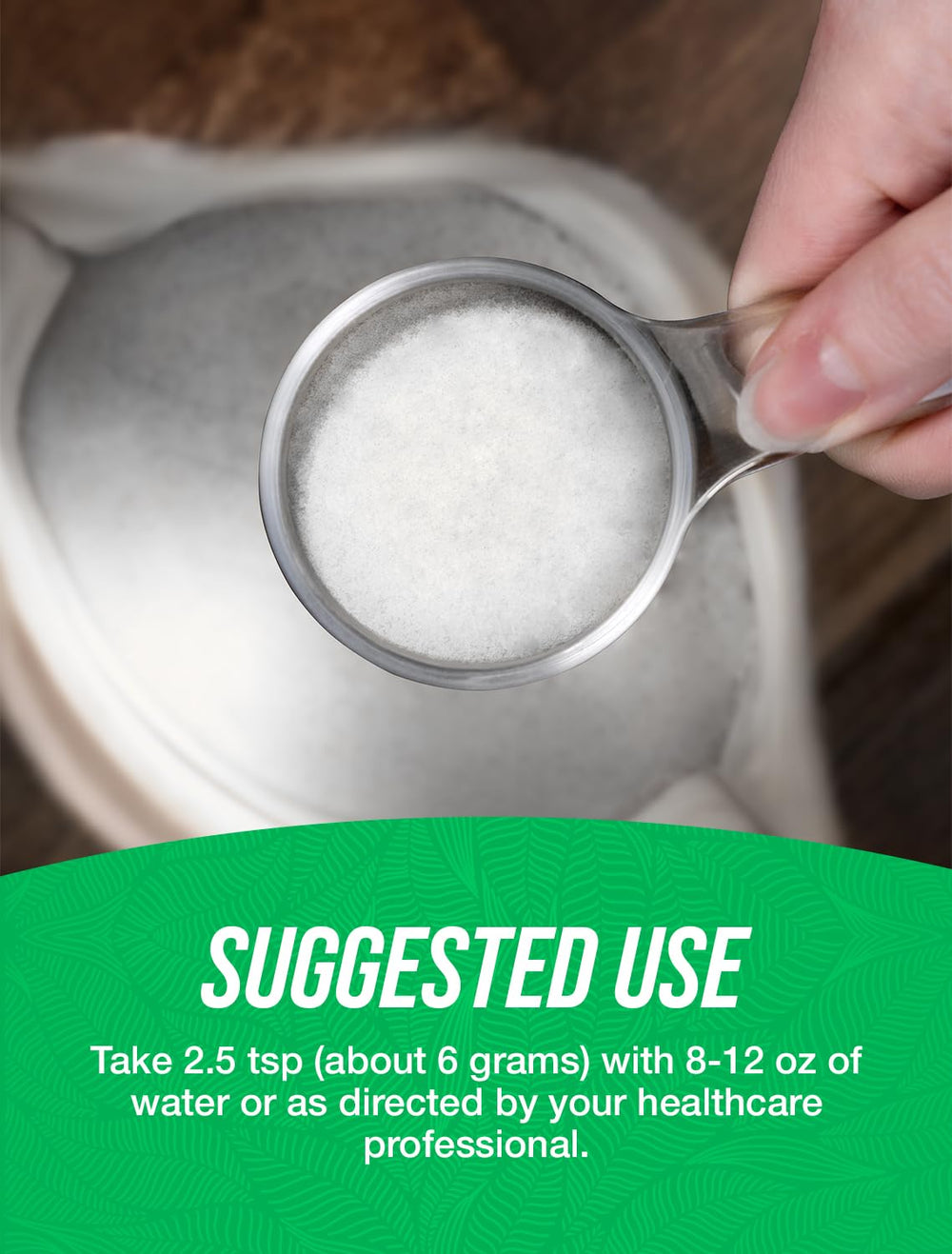 BulkSupplements Coconut Water Powder ingredients list close up for transparency