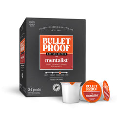 Bulletproof The Mentalist pods lined up for bold morning brew.