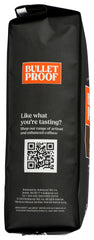 Bulletproof Original Decaf pour with steam shows a silky mouthfeel and cocoa notes.