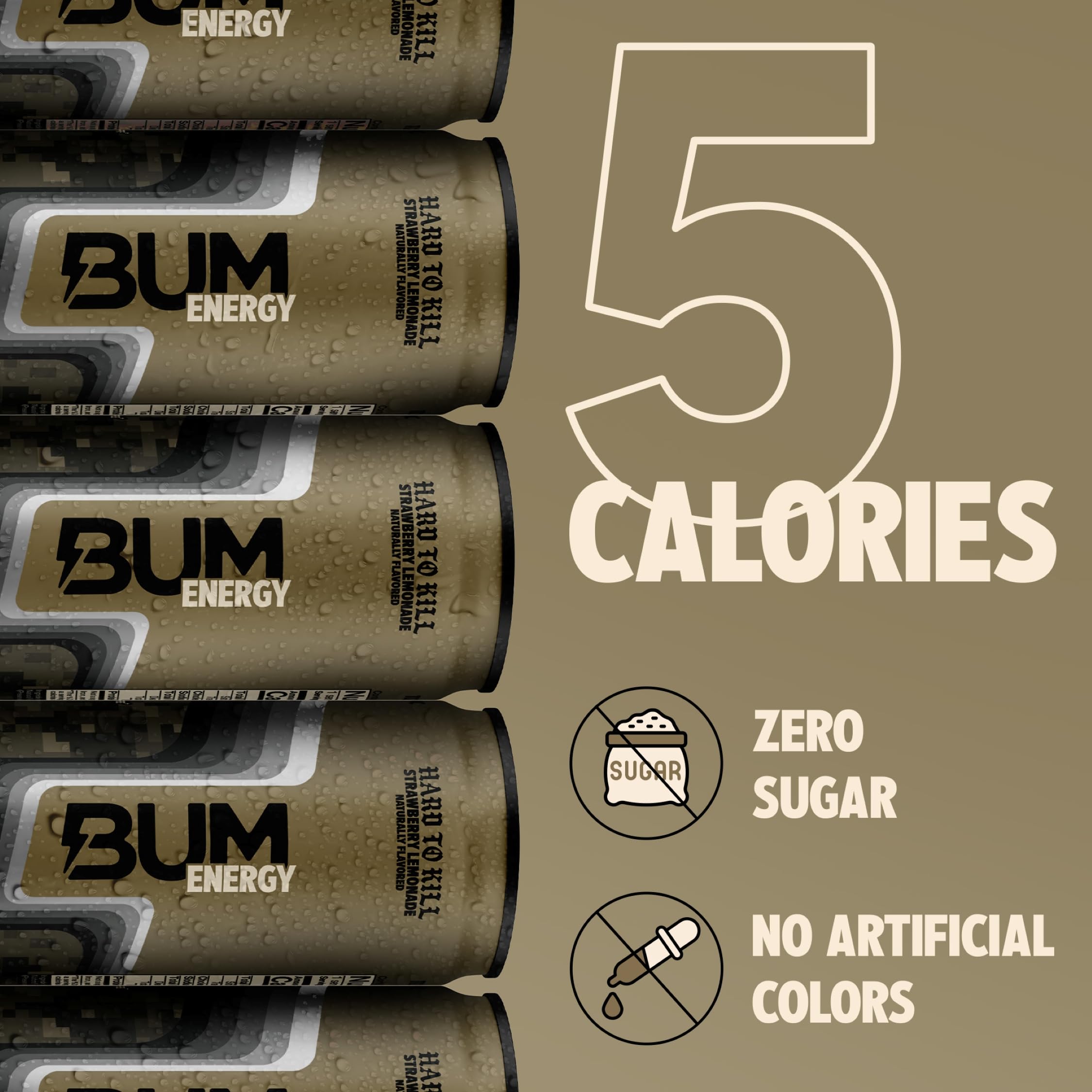 Bum Energy athlete setup image portrays workout-ready beverage on the go.