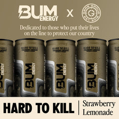 Bum Energy natural caffeine Cognizin ingredient close-up highlights focus support.