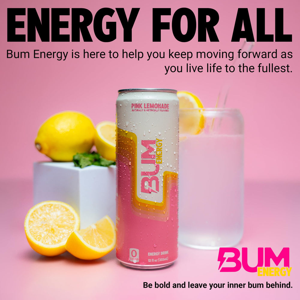 Student at desk with Bum Energy, focus-friendly study session