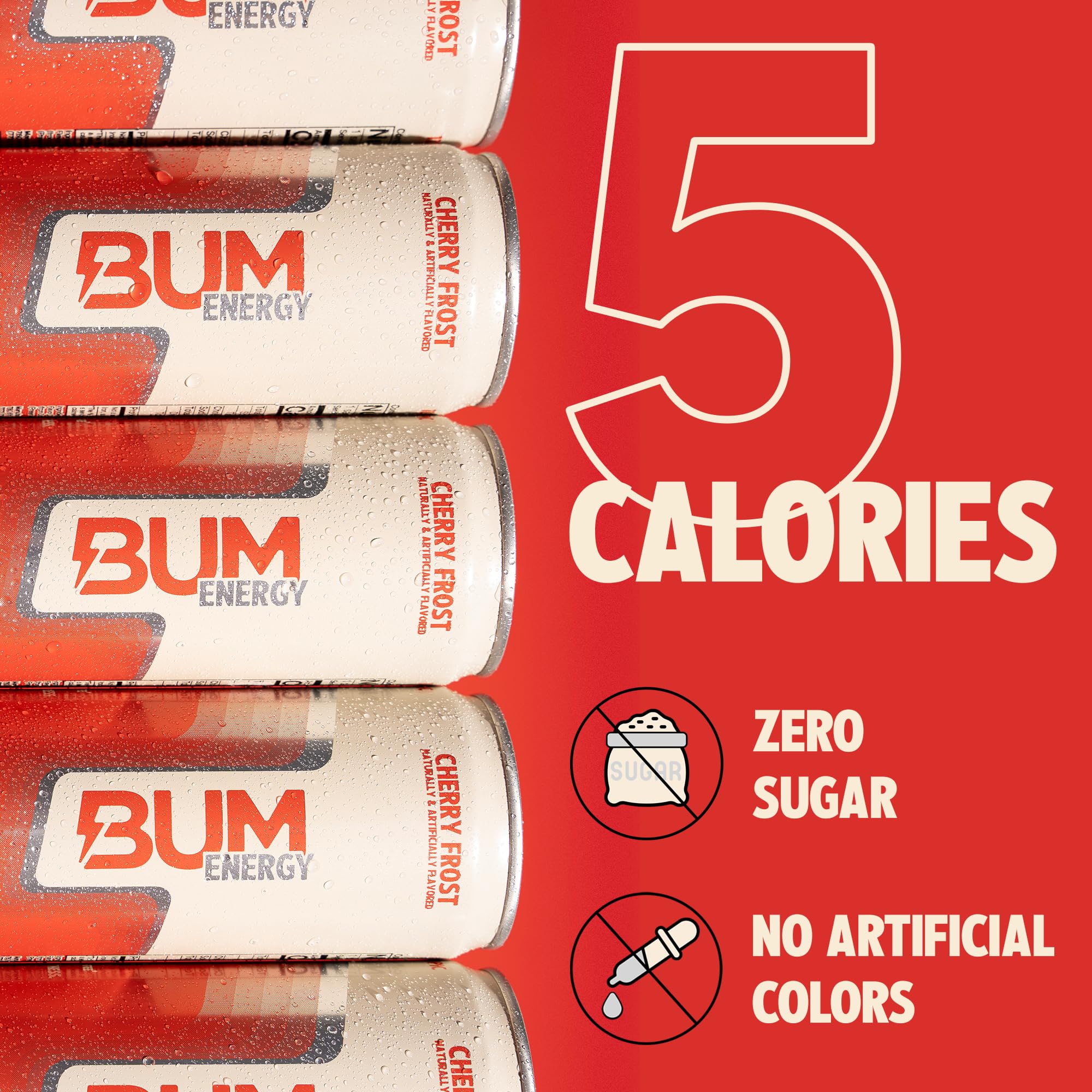 BUM Energy Sugar-free refreshment emphasizes guilt-free energy during workouts