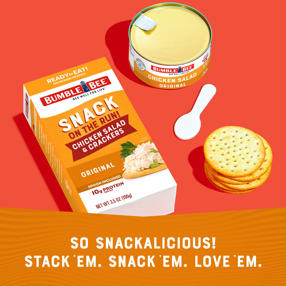 Spoon included in box for mess-free snacking on the go.