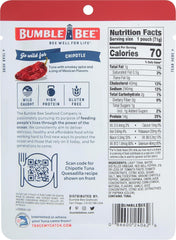 Bumble Bee chipotle-seasoned tuna ready-to-eat pouch ideal for on-the-go meals.