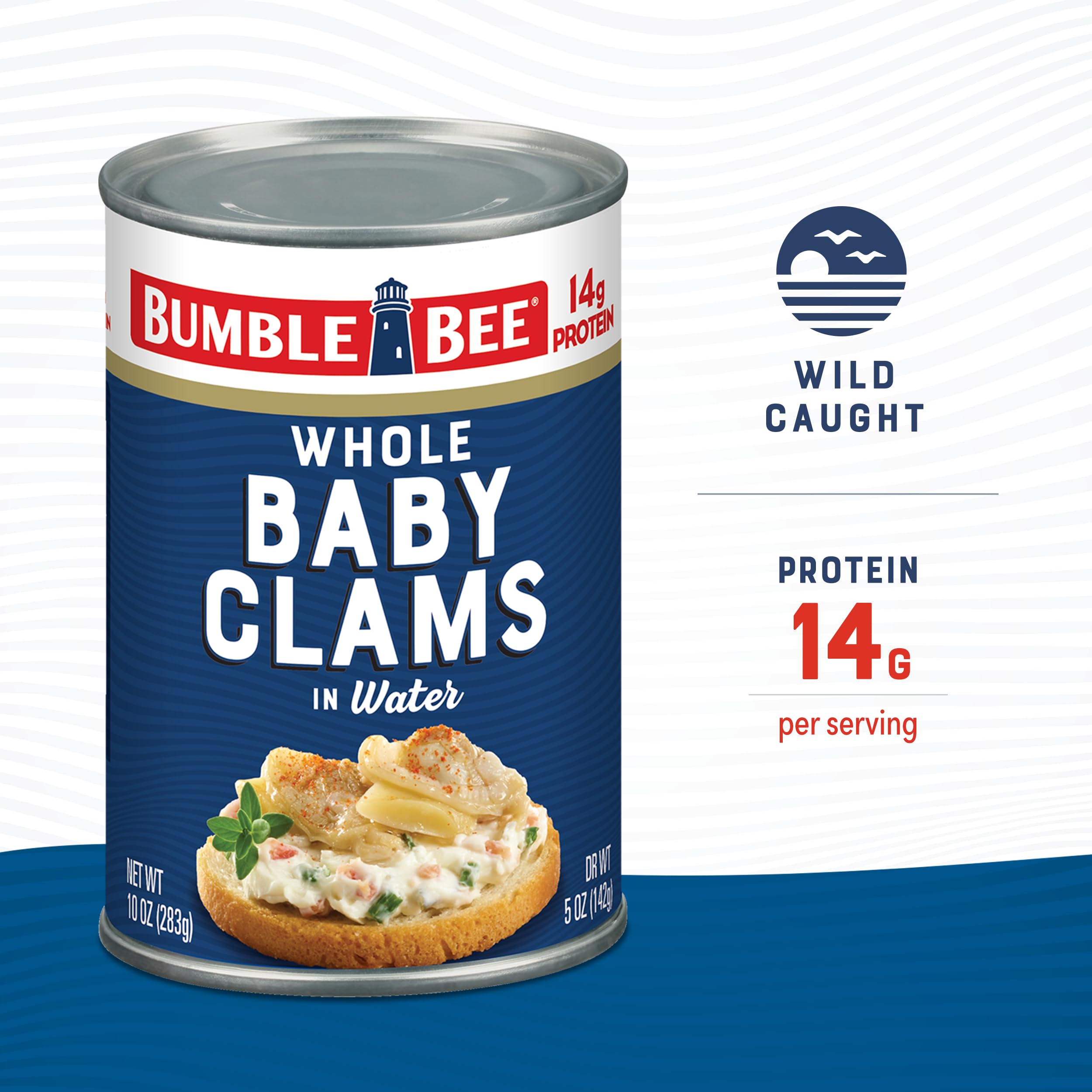 Bumble Bee clams for pasta sauces and dips