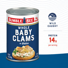 Bumble Bee clams for pasta sauces and dips