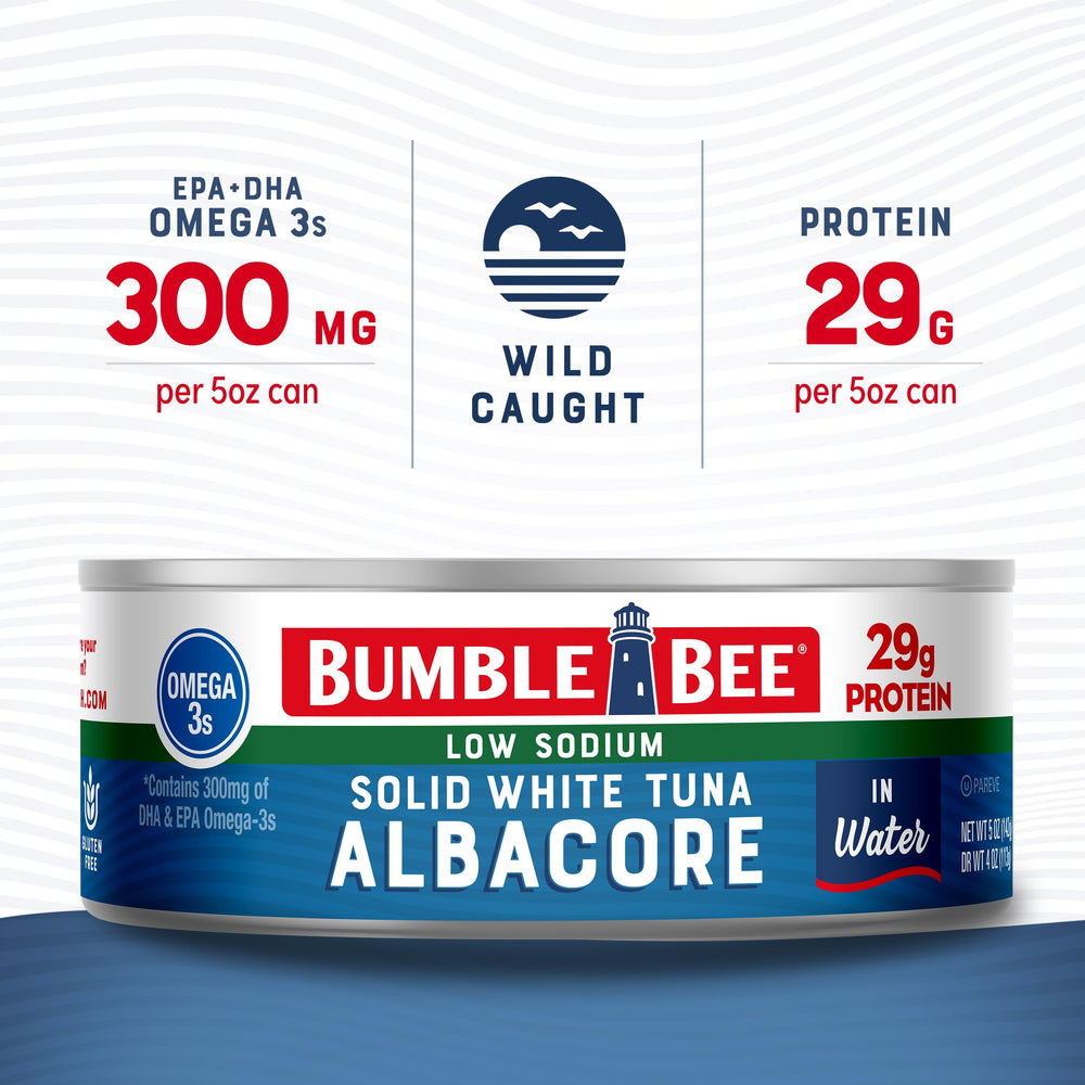 Bumble Bee dolphin safe tuna can supports sustainable seafood choices
