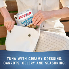 Bumble Bee dolphin-safe tuna salad pouch for convenient snacking