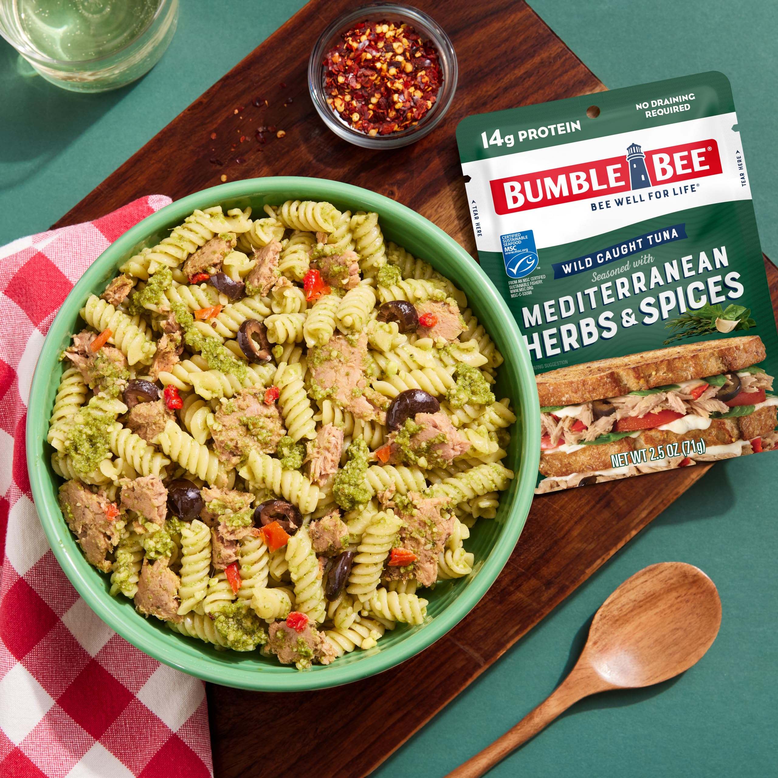 Bumble Bee gluten-free tuna, a convenient pantry staple.