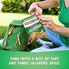 Bumble Bee Jalapeno Seasoned Tuna Pouch adds spice to wraps.