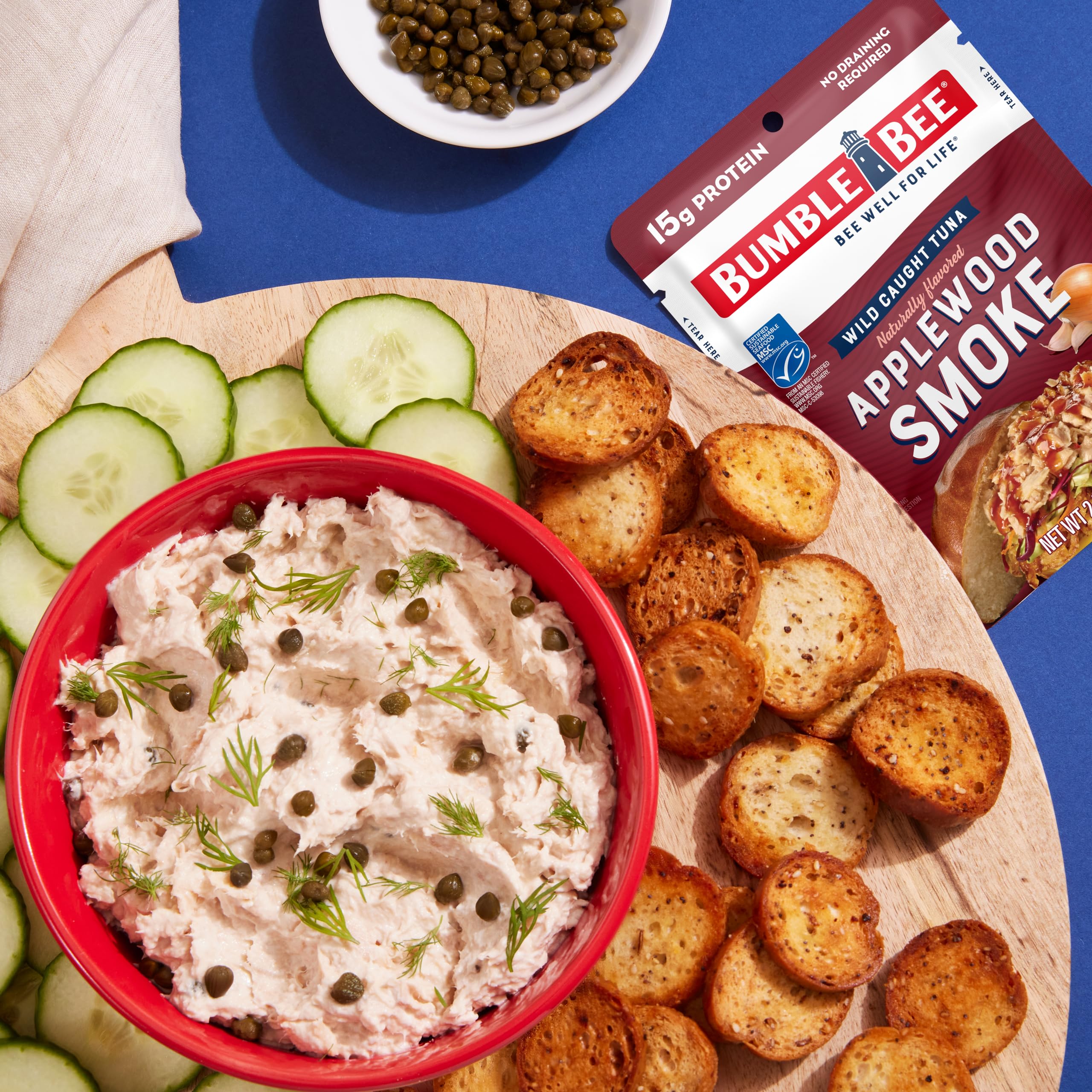Bumble Bee lunch-on-the-go tuna pouch ideal for travel and busy days.