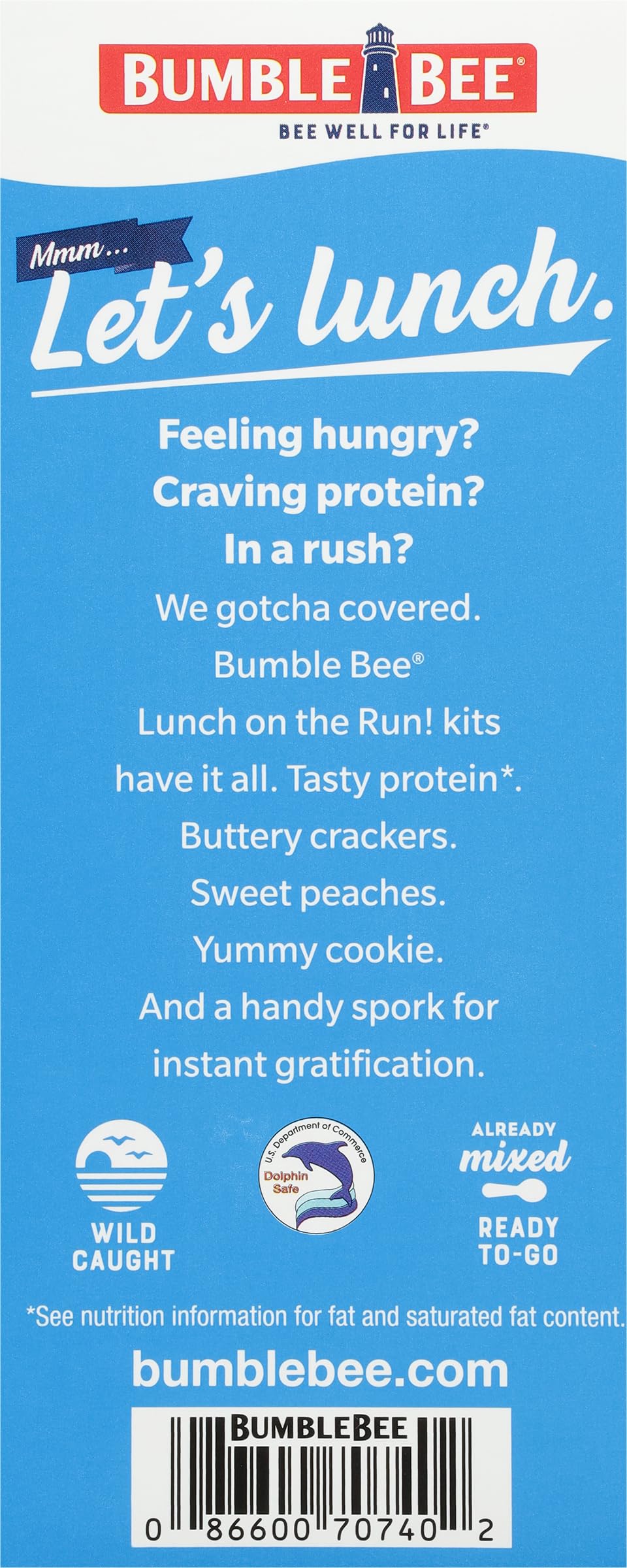 Bumble Bee Lunch On The Run outdoor use image, ideal for on-the-go activities.