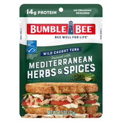 Bumble Bee tuna pouch ready-to-eat for quick, protein-packed meals.