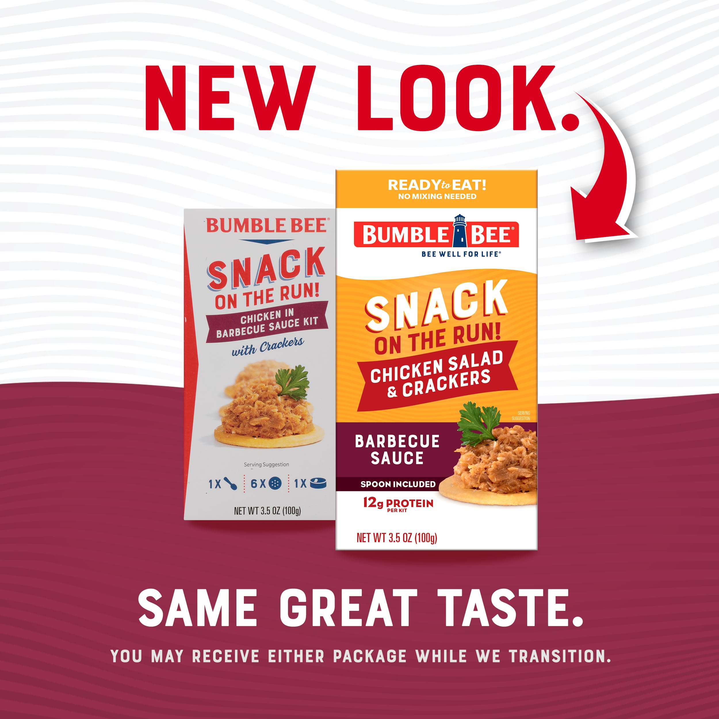 Bumble Bee office lunch idea, grab-and-go protein to power through the day.