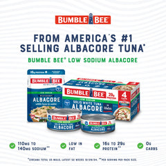 Bumble Bee omega-3 rich tuna in water as flavorful meal base