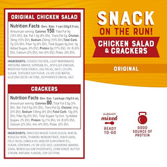 Bumble Bee Original Chicken Salad with Crackers: premixed and convenient protein for meals
