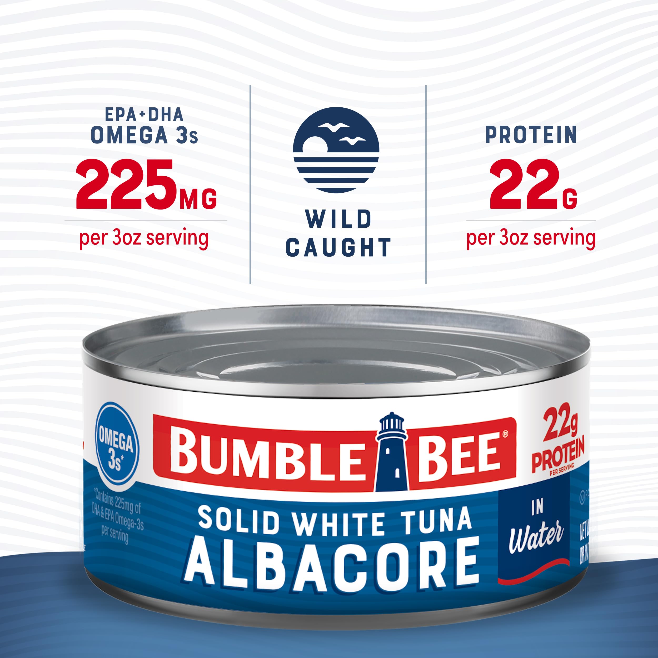 Bumble Bee pack of 12 tuna cans for pantry and meal prep.