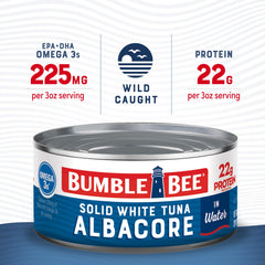Bumble Bee pack of 12 tuna cans for pantry and meal prep.