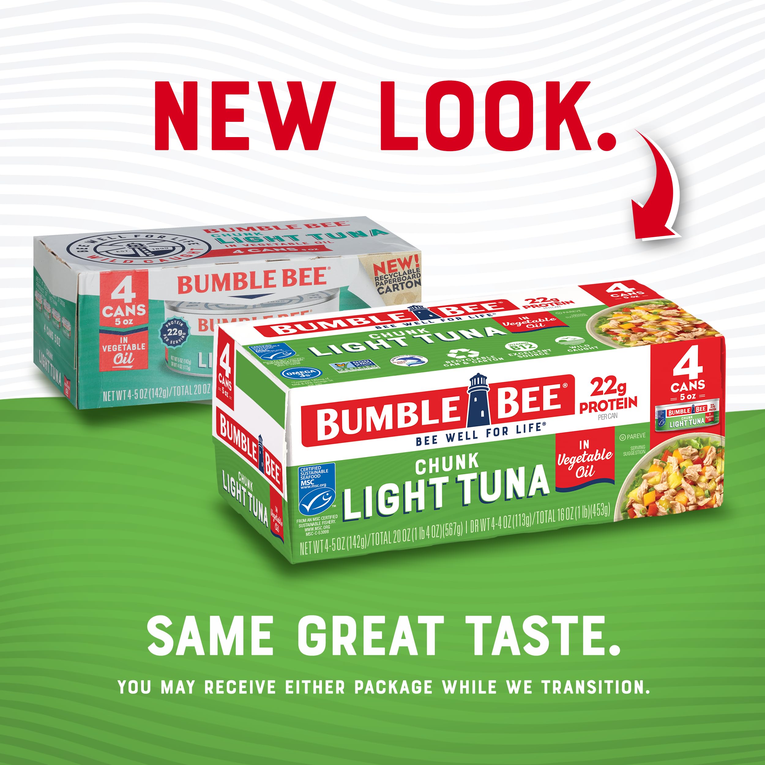Bumble Bee pantry-stable tuna offers convenient, high-protein meals on the go.