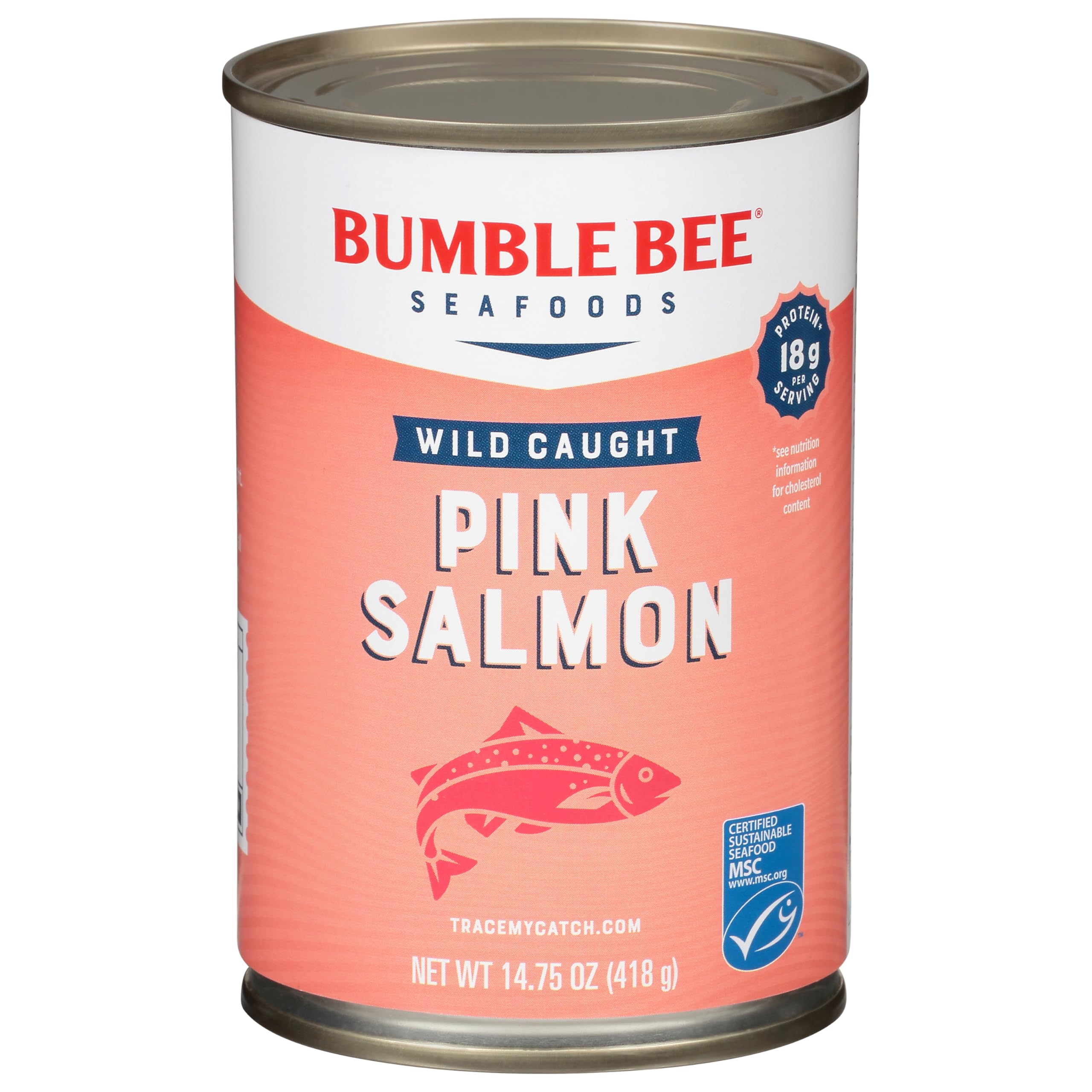 Bumble Bee pink salmon in can for versatile meals and quick protein