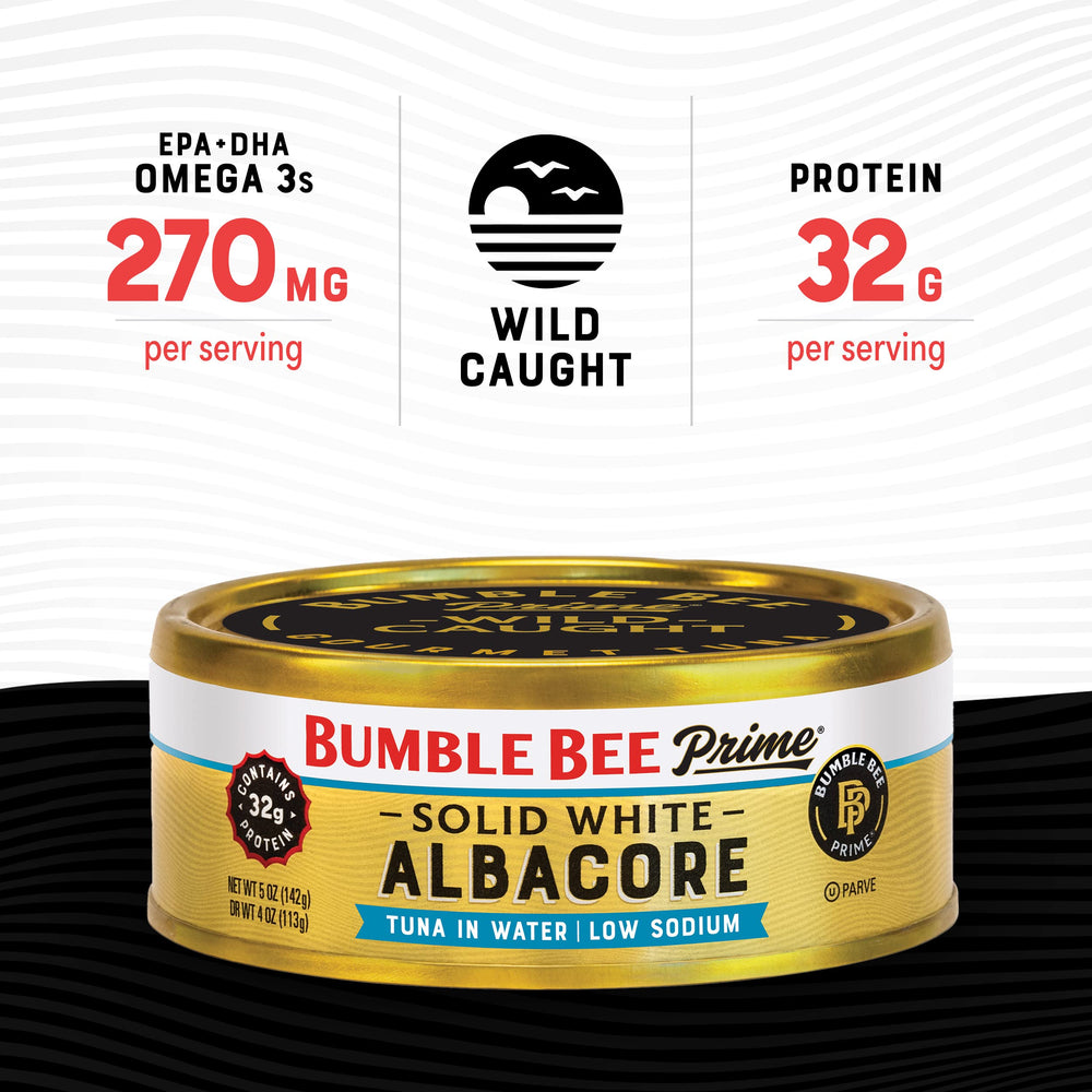 Bumble Bee Prime easy-open can for quick access to tuna.