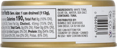 Bumble Bee Prime olive oil tuna can open, ideal for quick meals.