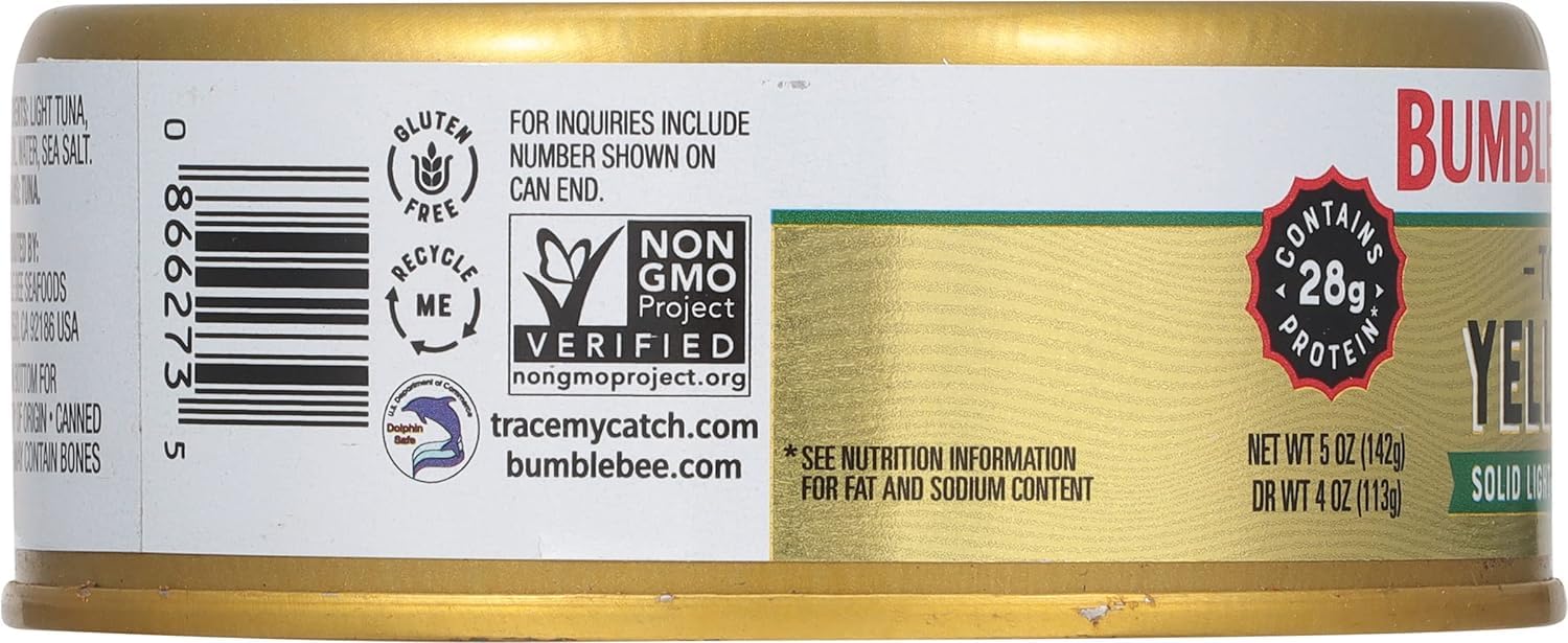 Bumble Bee Prime Tonno kosher tuna tin reinforces trusted dairy-free, gluten-free pantry staple.