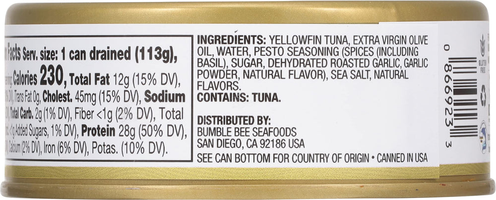 Bumble Bee Prime Tuna in oil over pasta or greens for a protein boost.
